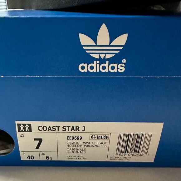 ADIDAS Kids | Black | COAST STAR SNEAKERS - Picture 5 of 5